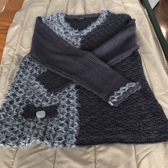 Marble sweater two toned grey - Picture 11 of 11